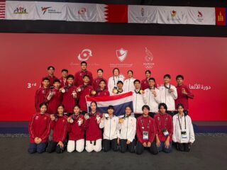 สรุปผลการแข่งขันรายการ 3rd  Asian Youth Games ณ เมืองมานามา ประเทศบาห์เรน ในระหว่างวันที่ 23-26 ตุลาคม 2568

นักกีฬาเทควันโดทีมชาติไทย สามารถทำผลงานได้ 3 เหรียญทอง 2 เหรียญเงิน และ 2 เหรียญทองแดง

ประเภทท่ารำ 🥇🥇🥈🥉
2 เหรียญทอง 1 เหรียญเงิน และ 1 เหรียญทองแดง

ประเภทต่อสู้🥇🥈🥉
1 เหรียญทอง 1 เหรียญเงิน และ 1 เหรียญทองแดง

ขอแสดงความยินดีด้วยนะคะ🎉🇹🇭🥋👍🏻