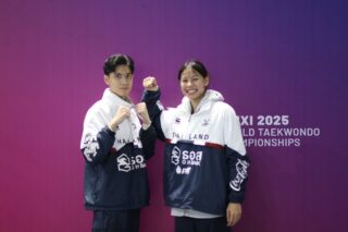 การแข่งขันรายการ Wuxi 2025 World Taekwondo Championships ณ เมืองอู๋ซี  สาธารณรัฐประชาชนจีน ในวันที่หก วันที่ 29 ตุลาคม 2568

นักกีฬาเทควันโดทีมชาติไทย จะลงทำการแข่งขัน จำนวน 2 คน ได้แก่

  🥋นางสาวศศิกานต์   ทองจันทร์ 
🇹🇭รุ่นน้ำหนักไม่เกิน  62 กก.

🥋นายสิรวิชญ์   มะหะหมัด 
🇹🇭รุ่นน้ำหนักไม่เกิน  58 กก.

🎥ช่องทางการรับชม
https://www.youtube.com/live/7AL6g6YArn0?si=ddOwY5yCitursRB1

📍เริ่มการแข่งขันเวลา 08.00 น. (เวลาประเทศไทย)

อย่าลืมส่งกำลังใจให้ทีมเทควันโดไทยด้วยนะคะ ✌🏻🇹🇭🥋
