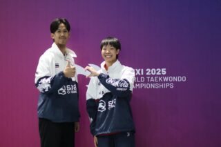 การแข่งขันรายการ Wuxi 2025 World Taekwondo Championships ณ เมืองอู๋ซี  สาธารณรัฐประชาชนจีน ในวันสุดท้าย วันที่ 30 ตุลาคม 2568

นักกีฬาเทควันโดทีมชาติไทย จะลงทำการแข่งขัน จำนวน 2 คน ได้แก่

  🥋นางสาวชุติกาญจน์   จงกลรัตนวัฒนา 
🇹🇭รุ่นน้ำหนักไม่เกิน  53 กก.

 🥋นายกฤตยชญ์   พร้อมปัจจุ 
🇹🇭รุ่นน้ำหนักไม่เกิน  74 กก.

🎥ช่องทางการรับชม
https://www.youtube.com/live/7AL6g6YArn0?si=ddOwY5yCitursRB1

📍เริ่มการแข่งขันเวลา 08.00 น. (เวลาประเทศไทย)

อย่าลืมส่งกำลังใจให้ทีมเทควันโดไทยด้วยนะคะ ✌🏻🇹🇭🥋