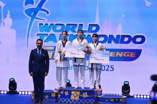 ภาพบรรยากาศการแข่งขัน Bangkok 2025 World Taekwondo Grand Prix Challenge ณ อินดอร์สเตเดียม หัวหมาก  ในวันที่สาม วันที่ 23 พฤศจิกายน 2568  

มาเชียร์ มาชม กันเยอะๆนะคะ 🎉🇹🇭🥋

📍รับชมฟรีค่ะ📍