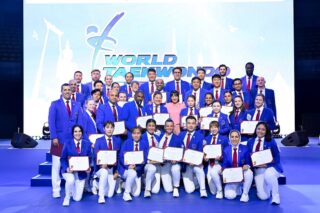 คณะกรรมการผู้ตัดสินนานาชาติ ที่ปฏิบัติหน้าที่ในการแข่งขัน Bangkok 2025 World Taekwondo Grand Prix Challenge ณ อินดอร์สเตเดียม หัวหมาก  ในระหว่างวันที่ 21-24  พฤศจิกายน 2568  🙏🏻💕🥋🇹🇭