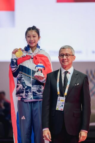 ภาพบรรยากาศการแข่งขันกีฬาเทควันโด ประเภทท่ารำในการแข่งกีฬาซีเกมส์ ครั้งที่ 33  วันพุธที่ 10 ธันวาคม 2568 ณ ไอส์แลนด์ฮอลล์  ศูนย์การค้าแฟชั่นไอส์แลนด์ 🥇🥈🥉🎉🇹🇭🥋