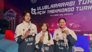 สรุปผลการแข่งขันรายการ 13th Turkiye Open 2026  ณ เมืองอันตัลยา ประเทศตุรกี ในระหว่างวันที่ 30-31 มีนาคม 2569

นักกีฬาเทควันโดทีมชาติไทยสามารถทำผลงานได้ 2 เหรียญทอง  และ 1 เหรียญทองแดง ได้แก่

2 เหรียญทอง
🥇นางสาวพัชรกัญน์  พูลเกิด 
🥋รุ่นน้ำหนักไม่เกิน 46 กิโลกรัม

🥇นายบัลลังก์ ทับทิมแดง
🥋รุ่นน้ำหนักไม่เกิน 68 กิโลกรัม

1 เหรียญทองแดง
🥉นางสาวกัญจ์ณาลักษณ์  ชื่นชูกลิ่น 
🥋รุ่นน้ำหนักไม่เกิน 73 กิโลกรัม

ขอแสดงความยินดีด้วยนะคะ🎉👍🏻🇹🇭