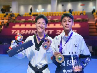สรุปผลการแข่งขันรายการ Tashkent 2026 World Taekwondo Junior Championships ในระหว่างวันที่ 12-17 เมษายน 2569 ณ เมืองทาชเคนต์ ประเทศอุซเบกิสถาน👇🏻

นักกีฬาเทควันโดทีมชาติไทย  สามารถทำผลงานได้ 1 เหรียญทอง และ 1 เหรียญทองแดง ได้แก่

1 เหรียญทอง🥇
🇹🇭นายกัญจน์บุษกร พิชัยสงคราม 
🥋รุ่นน้ำหนักไม่เกิน 45 กิโลกรัม

1 เหรียญทองแดง🥉
🇹🇭นายธนภัทร นิธิศบวรภัค 
🥋รุ่นน้ำหนักไม่เกิน 51 กิโลกรัม

และได้รับรางวัล
🏆นักกีฬายอดเยี่ยมชาย ได้แก่
🇹🇭นายกัญจน์บุษกร พิชัยสงคราม 
🥋รุ่นน้ำหนักไม่เกิน 45 กิโลกรัม

🏆รางวัลถ้วยคะแนนรวมนักกีฬาชาย อันดับที่ 5

ขอแสดงความยินดีด้วยนะคะ🎉🇹🇭👍🏻