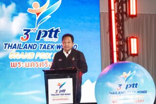 🎯ภาพบรรยากาศการแข่งขันรายการ 3rd PTT THAILAND TAEKWONDO GRAND PRIX – 2026 (T6)

🗓️ในวันเสาร์ที่  22  สิงหาคม 2569  

🏟️ ณ The Hall ชั้น 2 ศูนย์การค้าอยุธยาซิตี้พาร์ค จังหวัดพระนครศรีอยุธยา